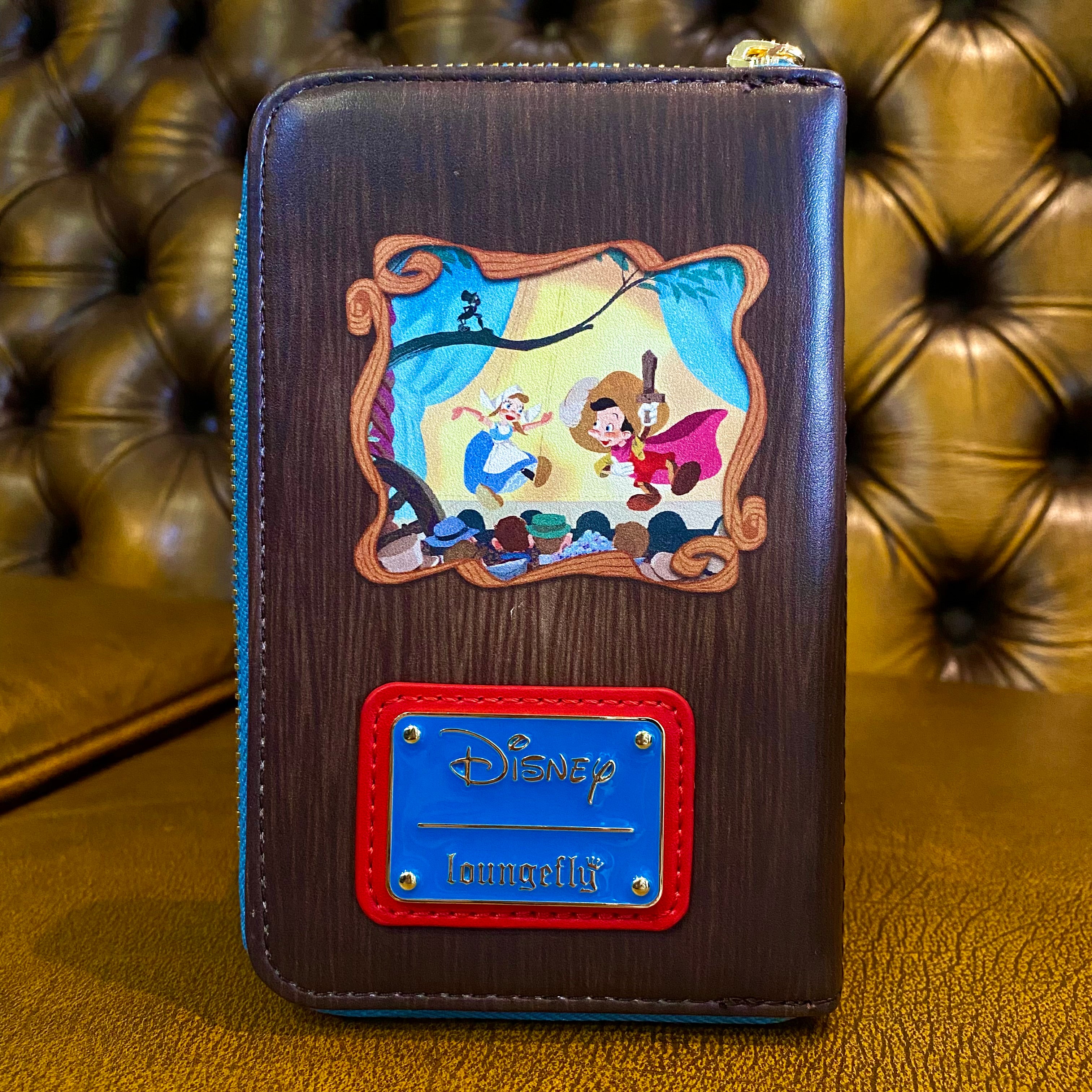 Pinocchio Book Zip Around Wallet - Loungefly