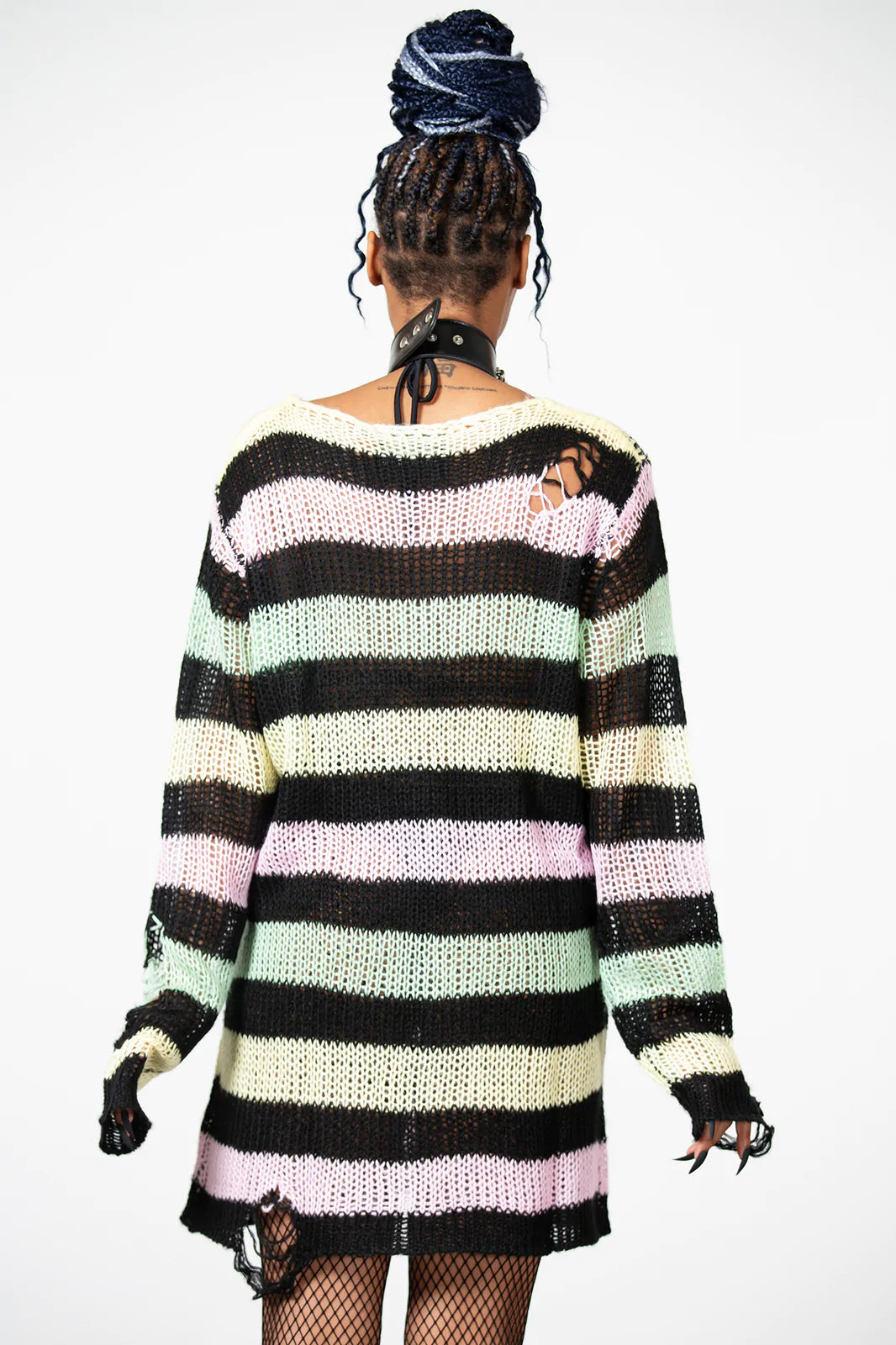 Liqorice Rainbow Pastel Knit Jumper - Killstar