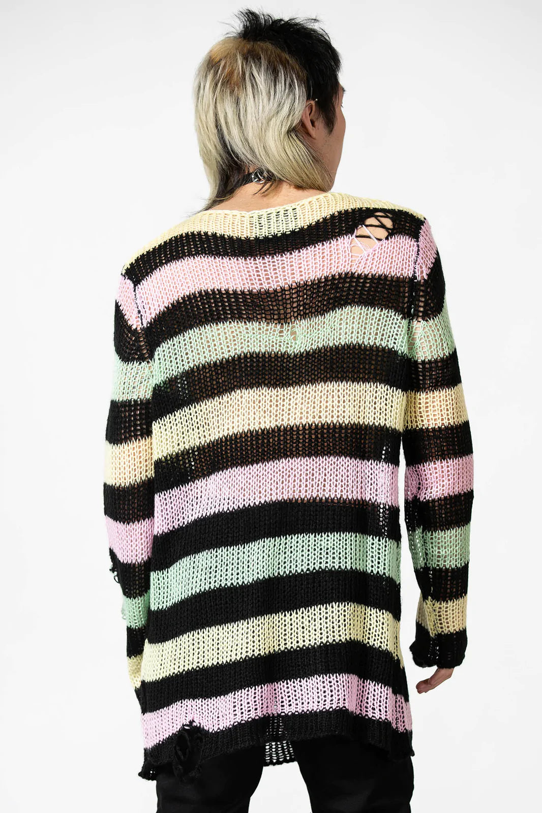 Liqorice Rainbow Pastel Knit Jumper - Killstar