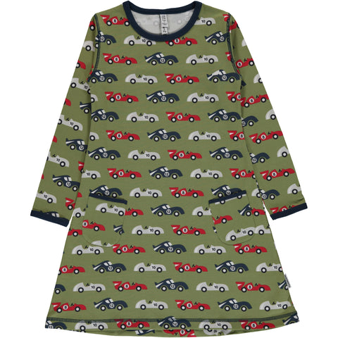 Children's Race Car Dress - Maxomorra
