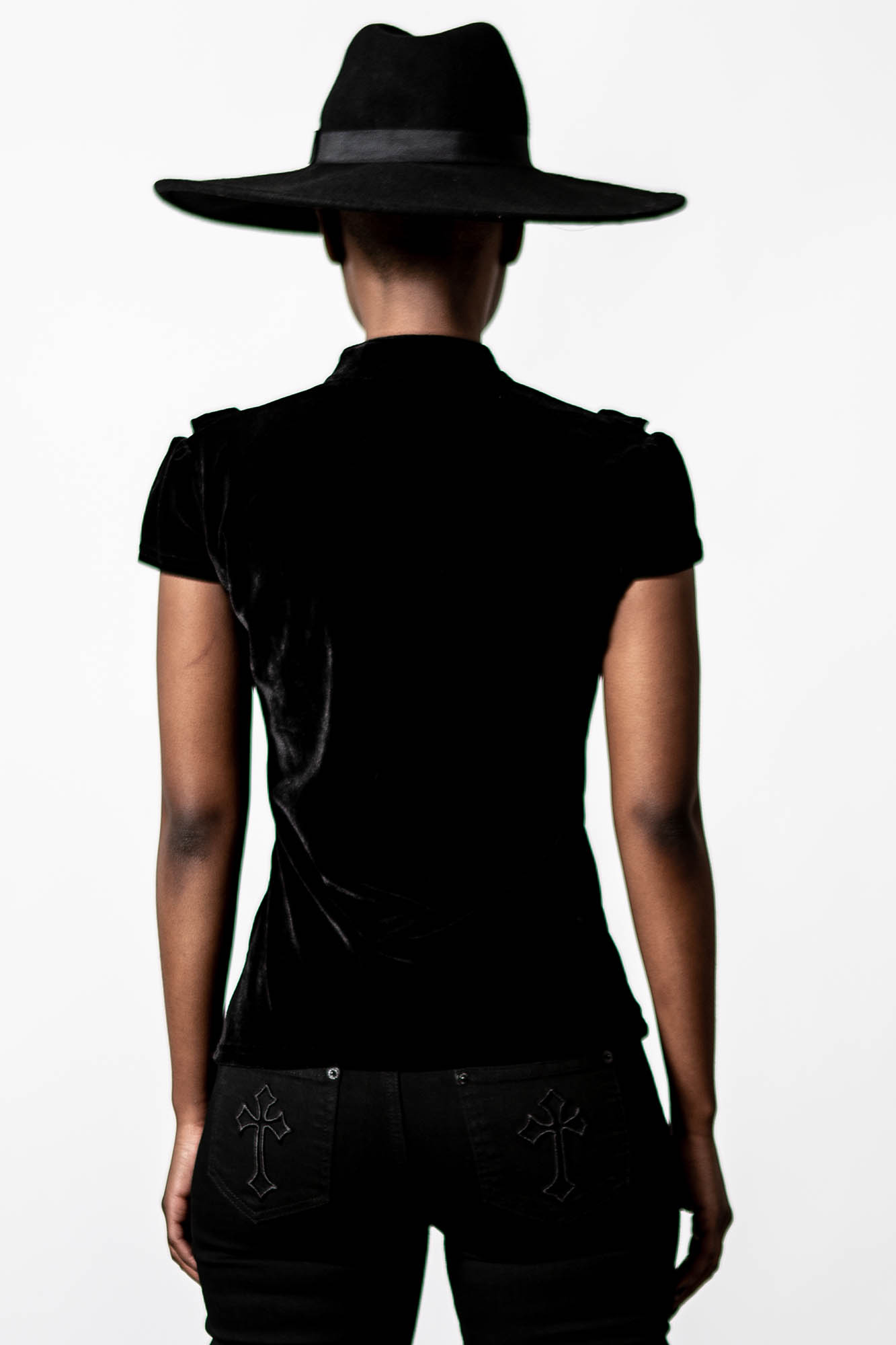 Paradise Lost Black Velvet Top - Killstar