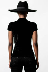 Paradise Lost Black Velvet Top - Killstar
