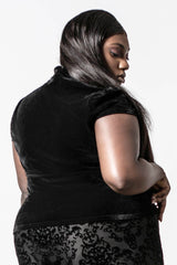 Paradise Lost Black Velvet Top - Killstar