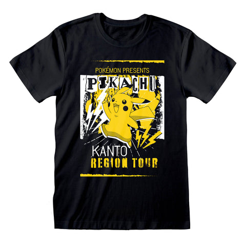 Pokemon Pikachu Kanto Region Tour T-Shirt