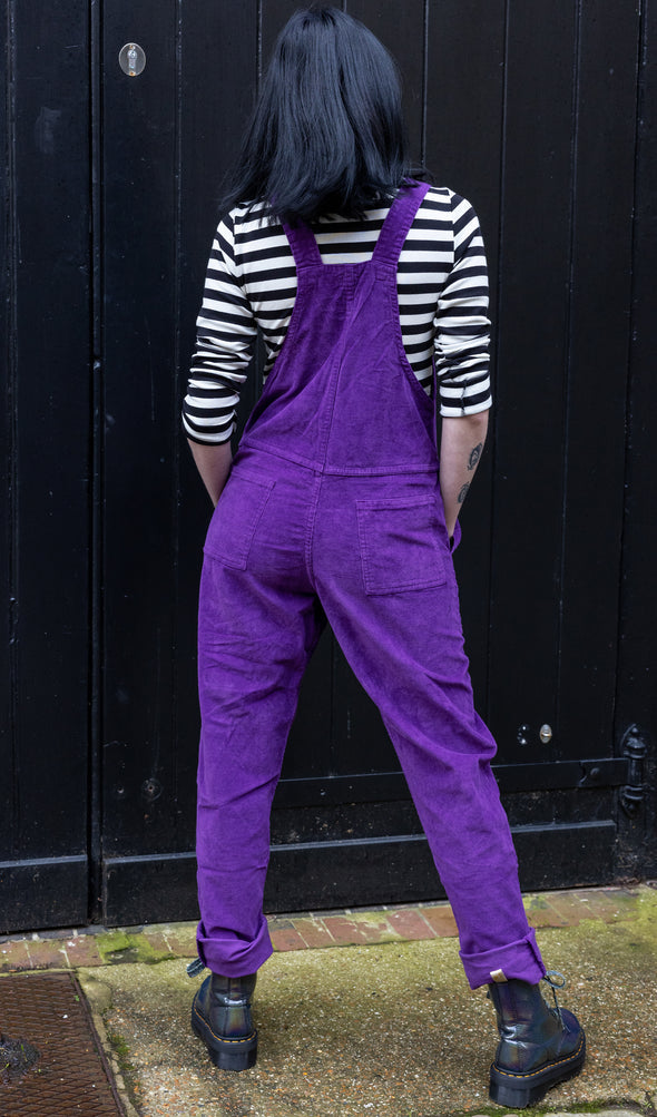 Purple Magic Corduroy Dungarees - Run & Fly