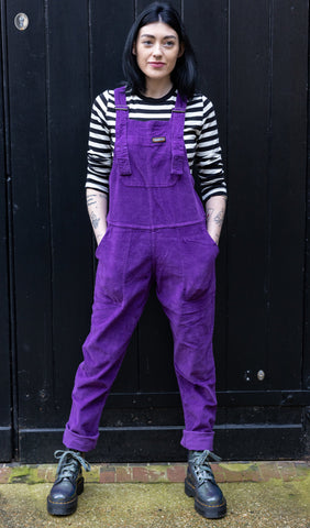 Purple Magic Corduroy Dungarees - Run & Fly