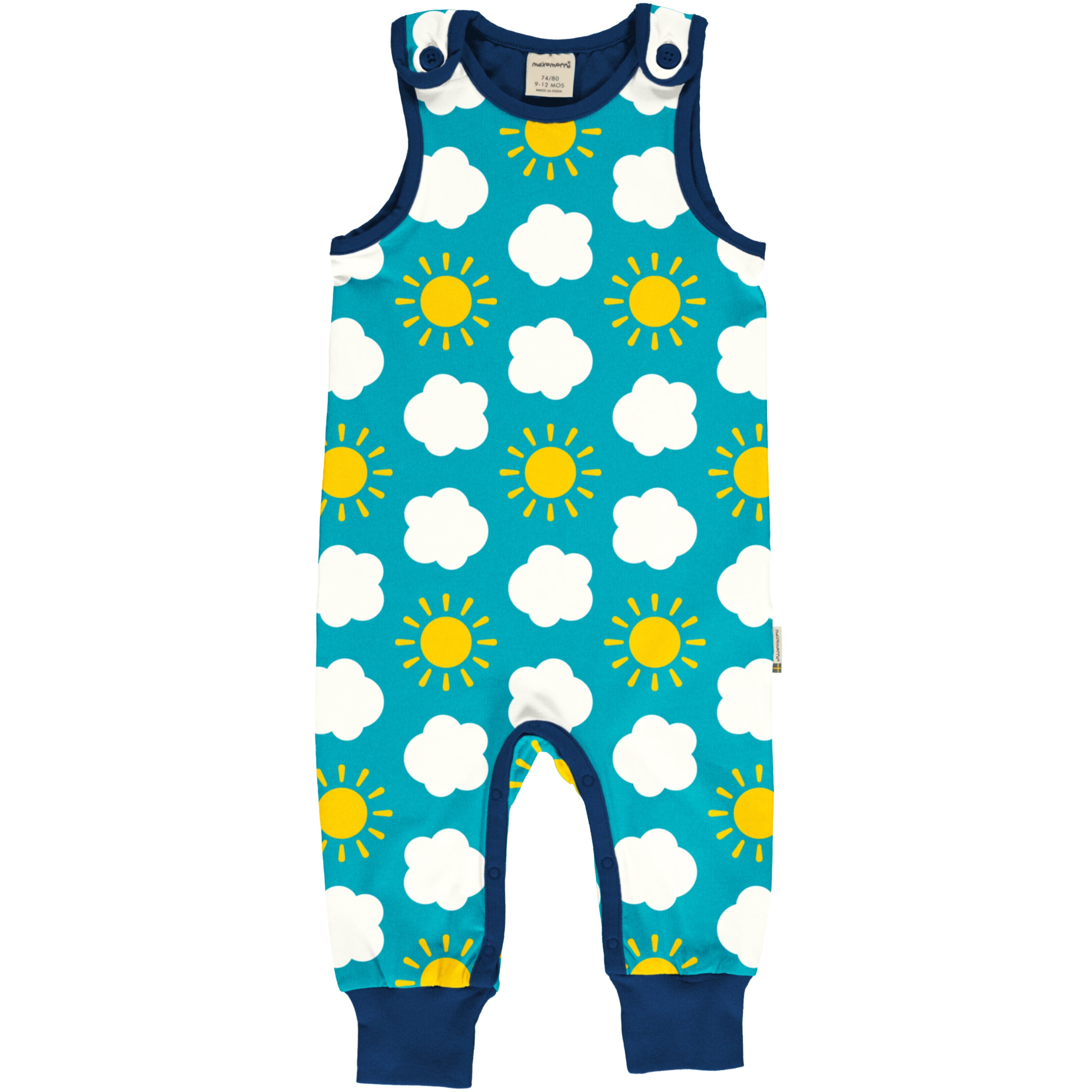 Children's Sky Dungarees - Maxomorra (Last Available)
