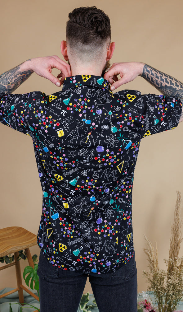 School of Science Print Short Sleeve Shirt - Run & Fly