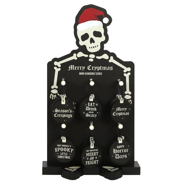 Merry Cryptmas Mini Signs / Ornaments