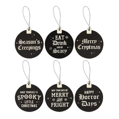 Merry Cryptmas Mini Signs / Ornaments