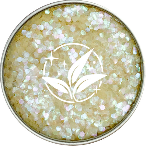 Super Chunky Sherbet Biodegradable Glitter PURE Opal 6g Tin - Eco Stardust