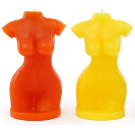 Woman's Body Candle