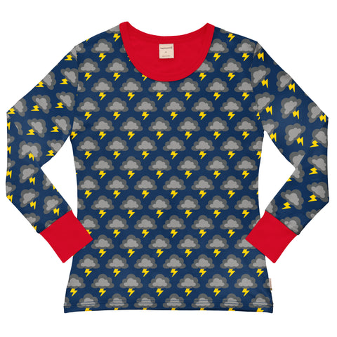 Adult's Lightning Slim Fit Long Sleeved T-Shirt - Maxomorra (Last Available)