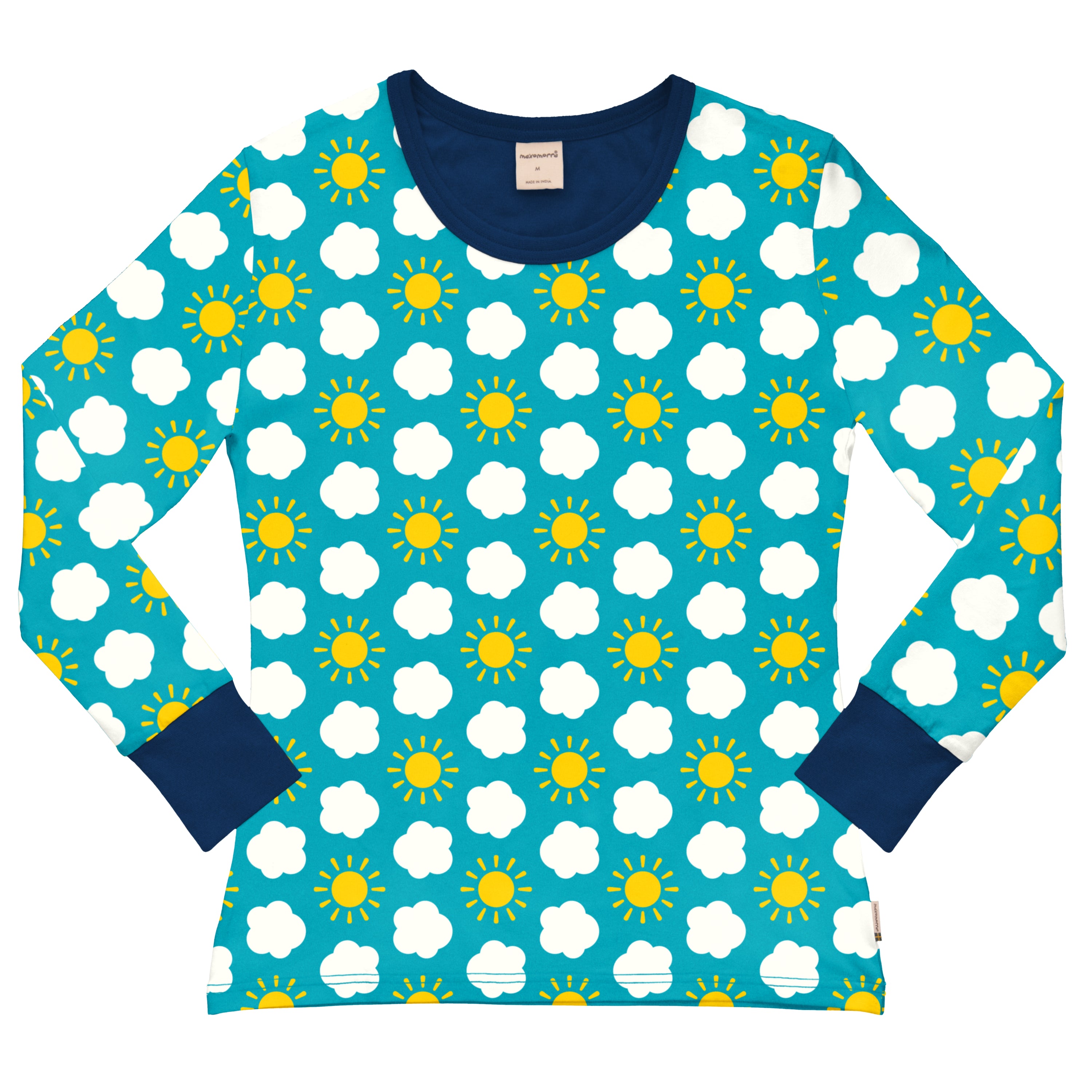 Adult's Sky Slim Fit Long Sleeved T-Shirt - Maxomorra
