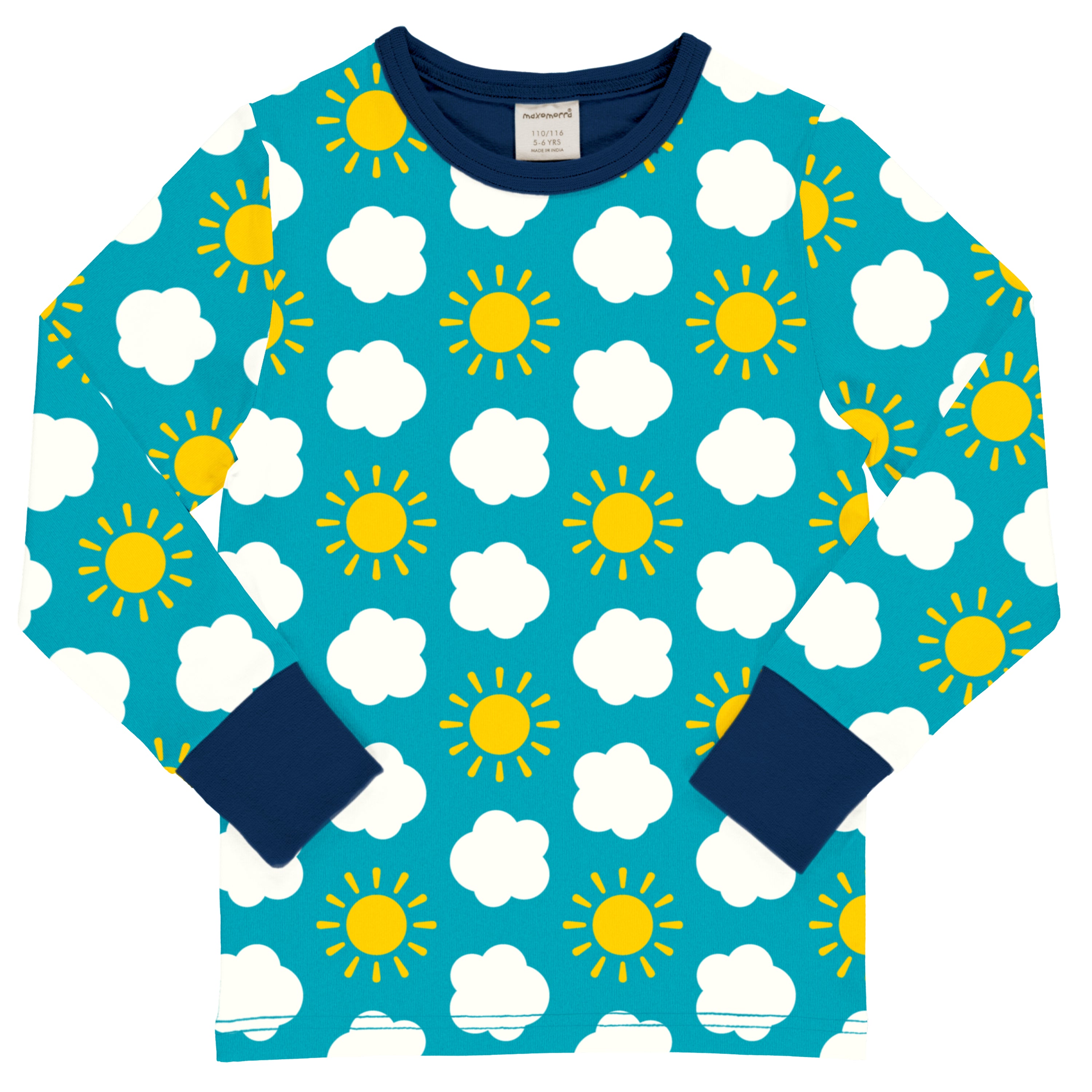 Children's Sky Long Sleeved T-Shirt - Maxomorra