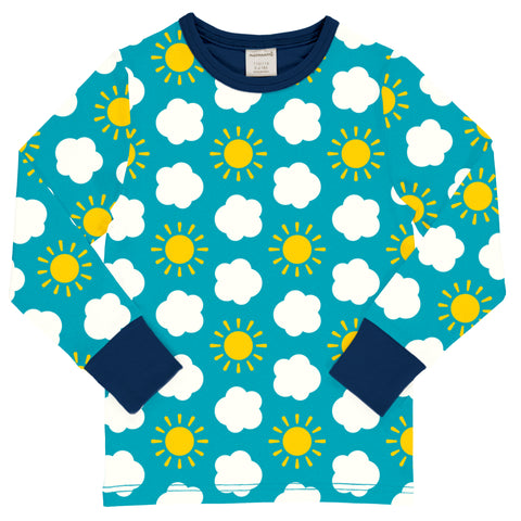 Children's Sky Long Sleeved T-Shirt - Maxomorra