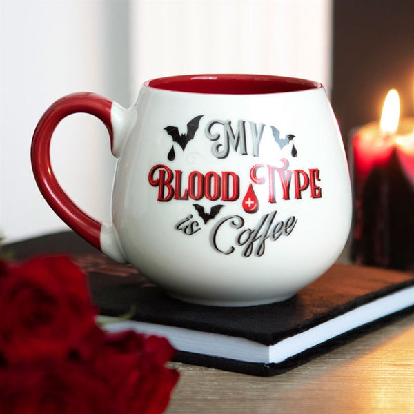 My Blood Type is Coffee Rounded Mug – Yella Brick Road