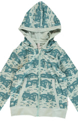 Children's Ocean Landscape Zip Hoodie - Maxomorra