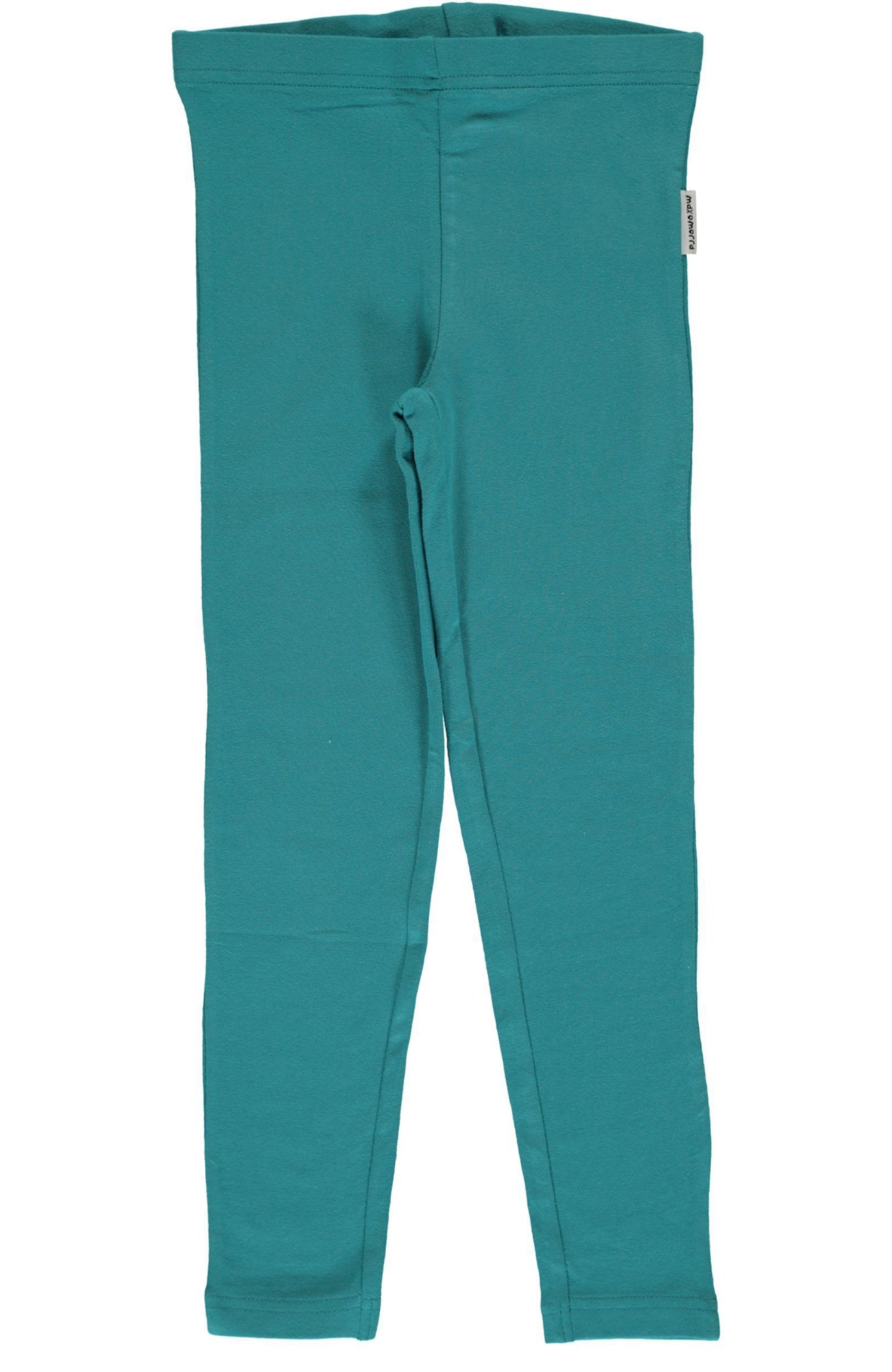 Children's Soft Green Petrol Leggings - Maxomorra (Last Available)