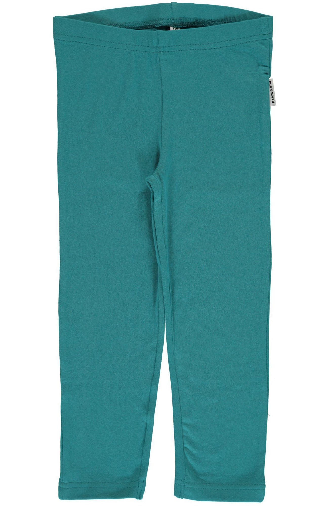 Children's Soft Petrol Cropped Leggings - Maxomorra