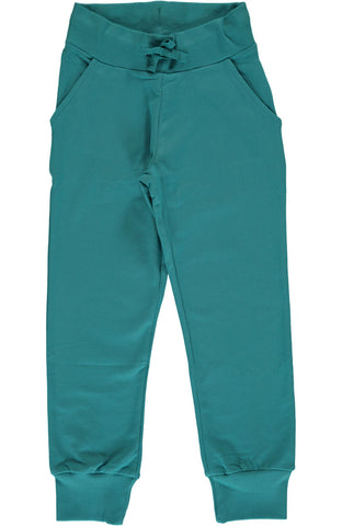 Children's Soft Petrol Sweatpants - Maxomorra (Last Available)