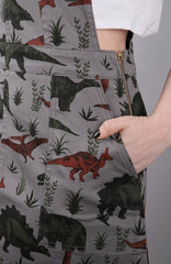 Adventure Dinosaur Grey Pinafore - Run & Fly (Last Available)