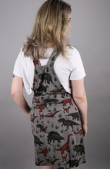 Adventure Dinosaur Grey Pinafore - Run & Fly (Last Available)