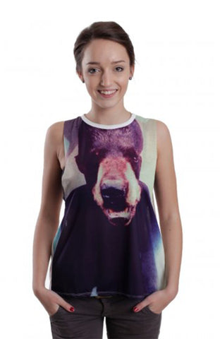 Bear Man Muscle Ladies Fit Vest - Iron Fist (Last Available)