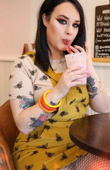 Bee Cord Pinafore - Run & Fly