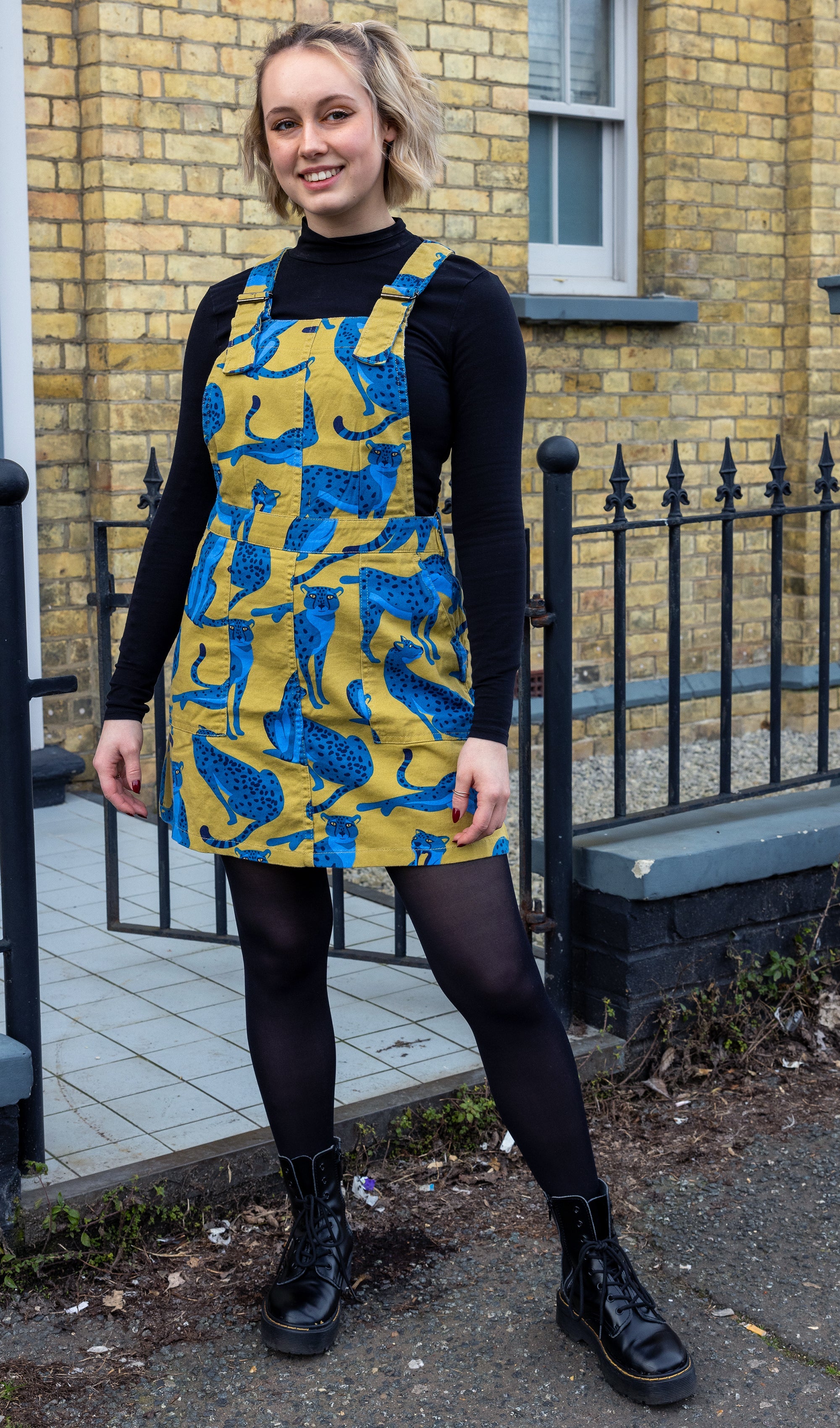Big Cats Pinafore - Run & Fly