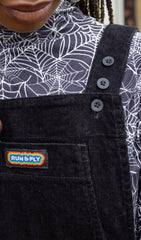 Black Long Pinafore - Run & Fly