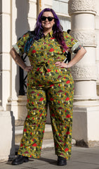 Katie Abey Mushroom Bois Jumpsuit - Run & Fly