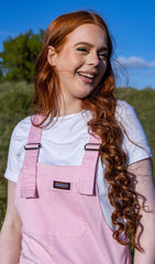 Lightweight Cherry Blossom Twill Dungarees - Run & Fly