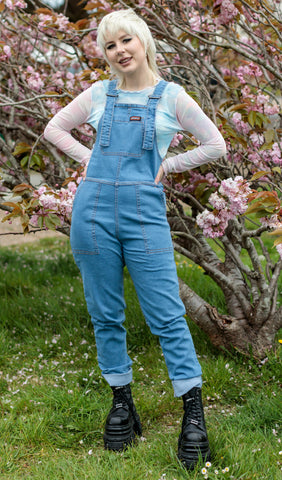 Blue Denim Dungarees - Run & Fly
