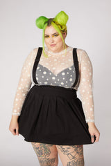 No Rules Pleated Twill Pinafore - Dangerfield