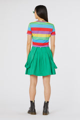 Rainbow Stripe Cotton T-Shirt - Dangerfield
