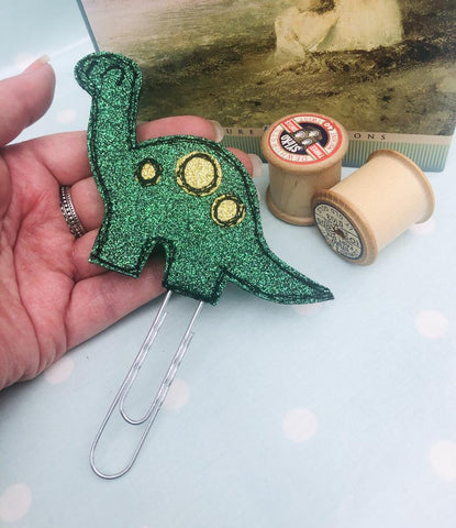 Dinosaur Glitter Bookmark - Bumblebee Design Treasures