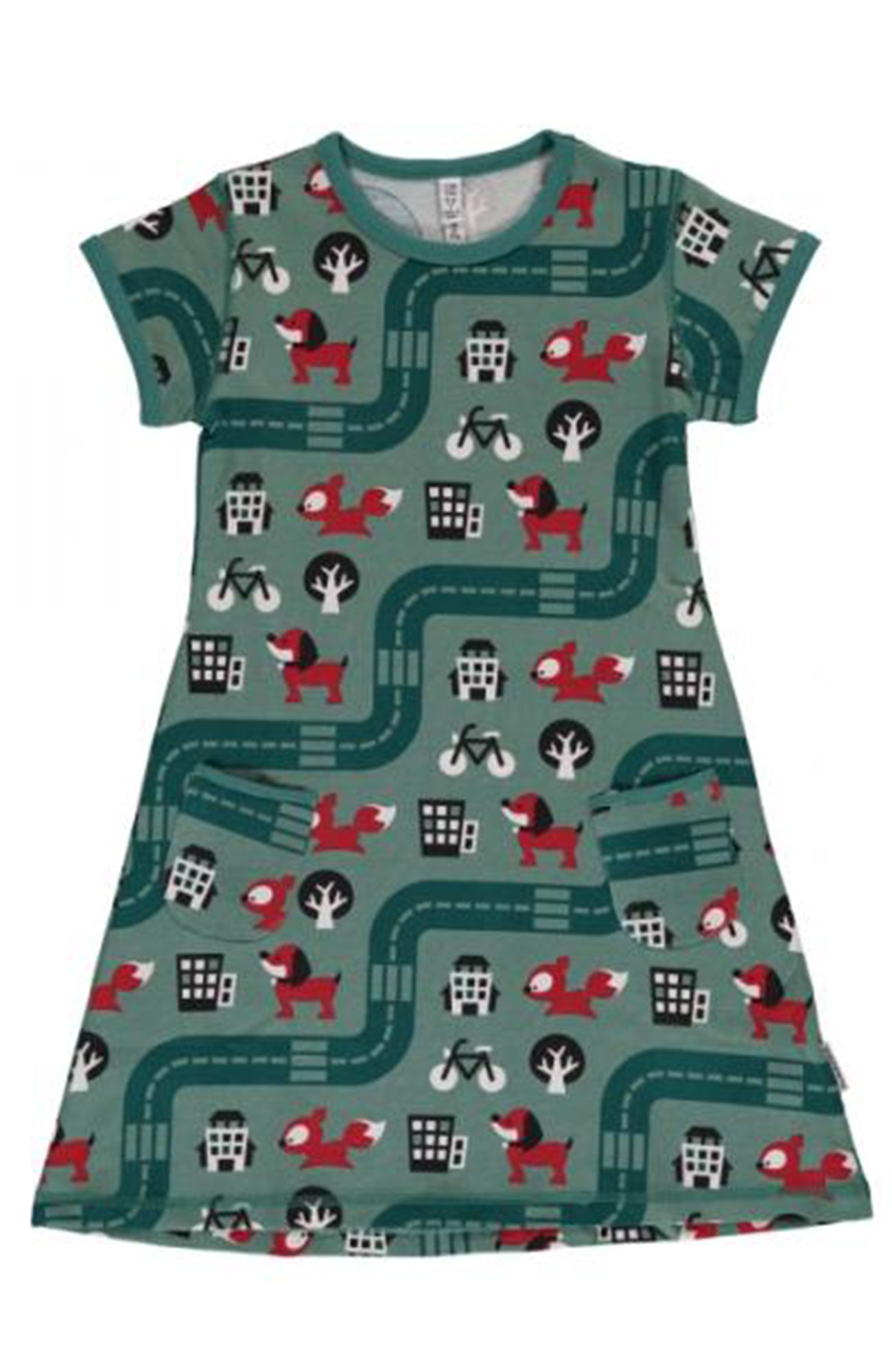 Children's Big City Dress - Maxomorra