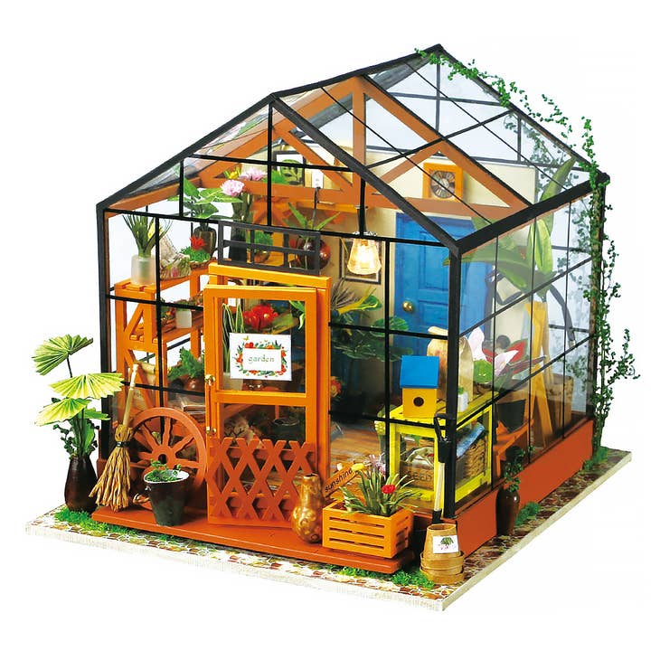 DIY Miniature House Kit: Cathy's Flower House - Hands Craft