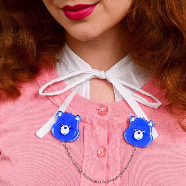 Grumpy Bear Cardigan Clips - Erstwilder Care Bears