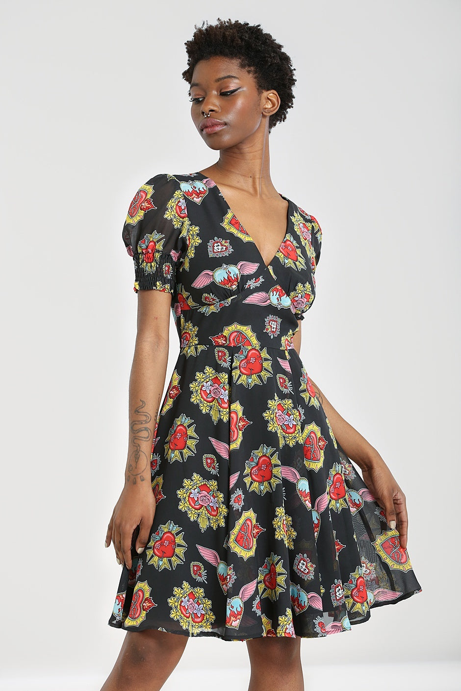 Amias Mid Dress - Hell Bunny (Last Available)