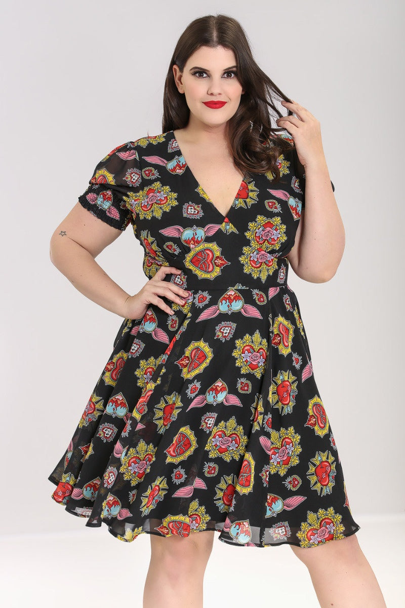 Amias Mid Dress - Hell Bunny (Last Available)