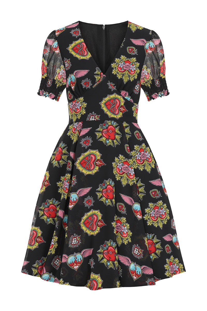 Amias Mid Dress - Hell Bunny (Last Available)