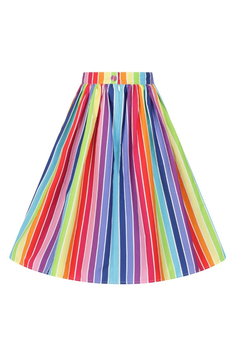 Over The Rainbow 50's Skirt - Hell Bunny