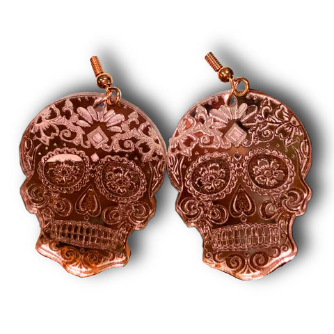 Skull Acrylic Earrings