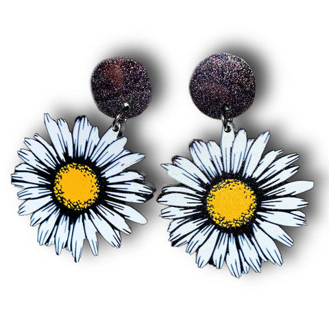Daisy Acrylic Earrings