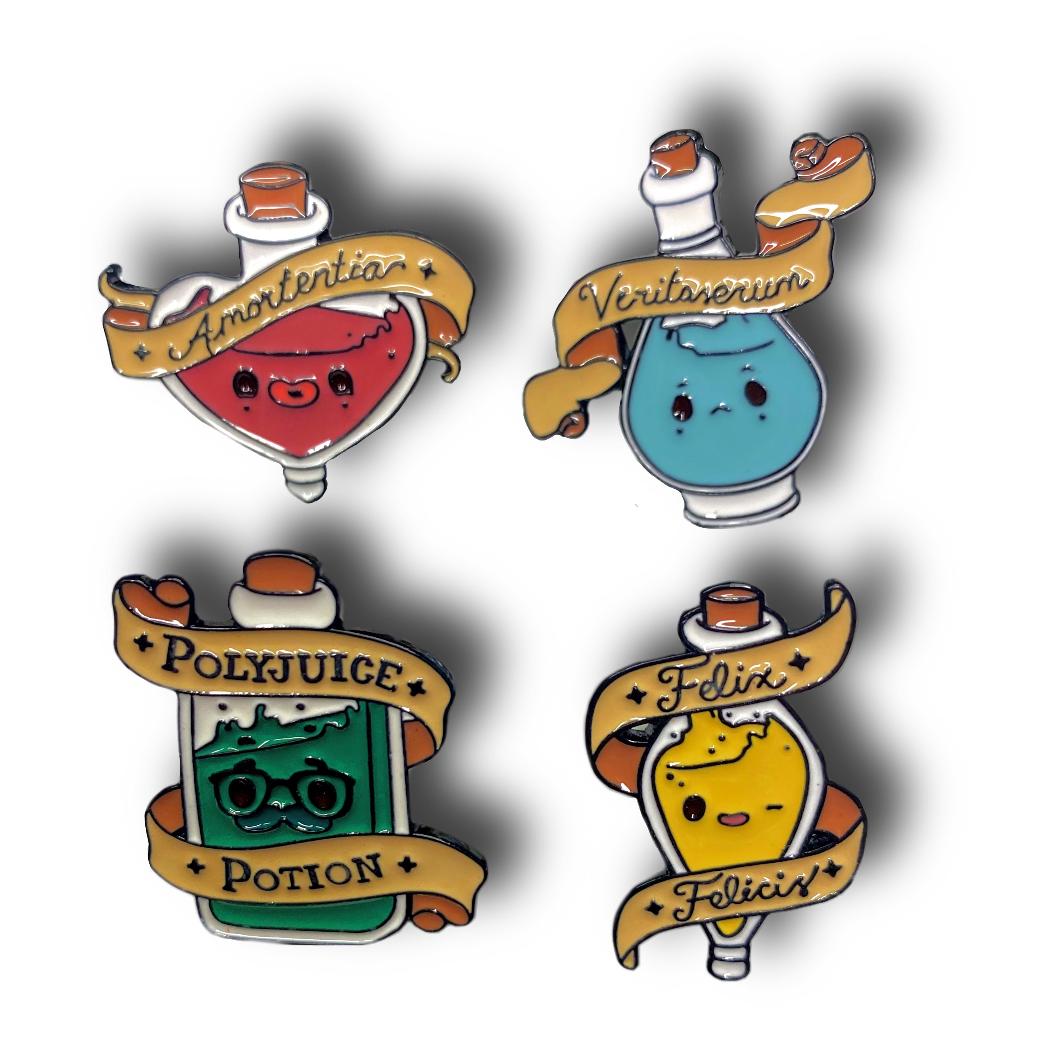 Harry Potter Potions Enamel Pin Badge Set