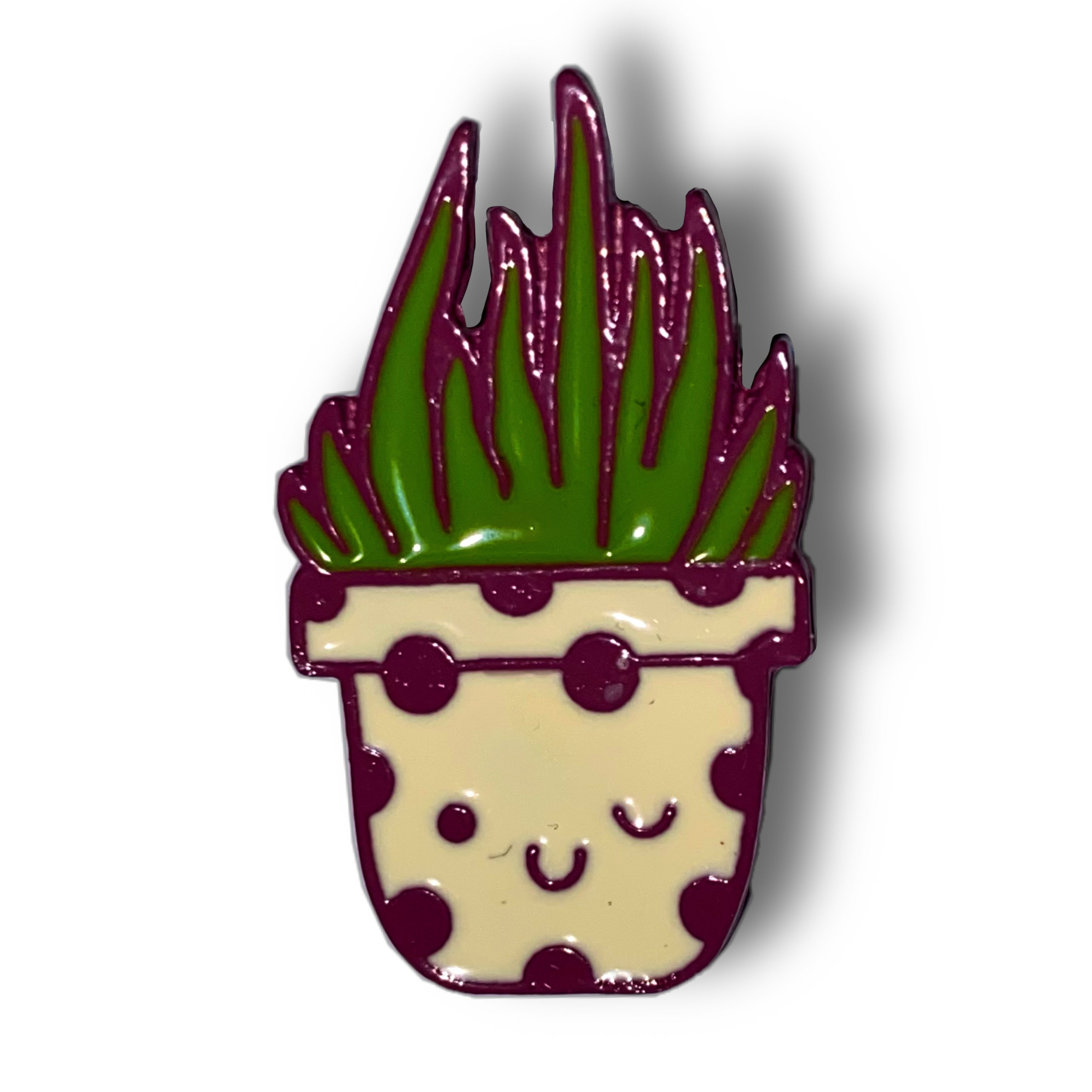 Cactus / Succulent Enamel Pin Badges