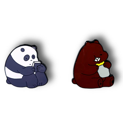 We Bare Bears Enamel Pin Badge