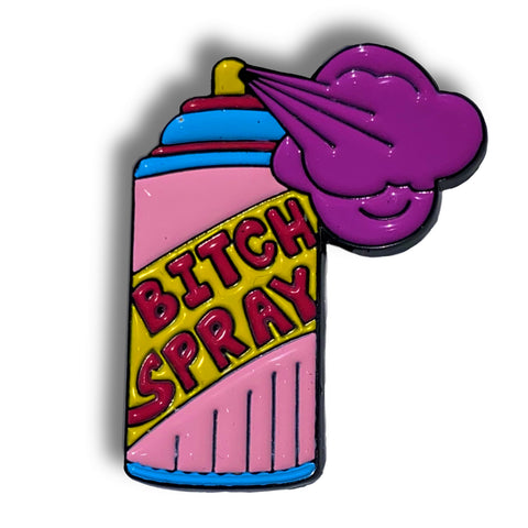 Bitch Spray Enamel Pin Badge